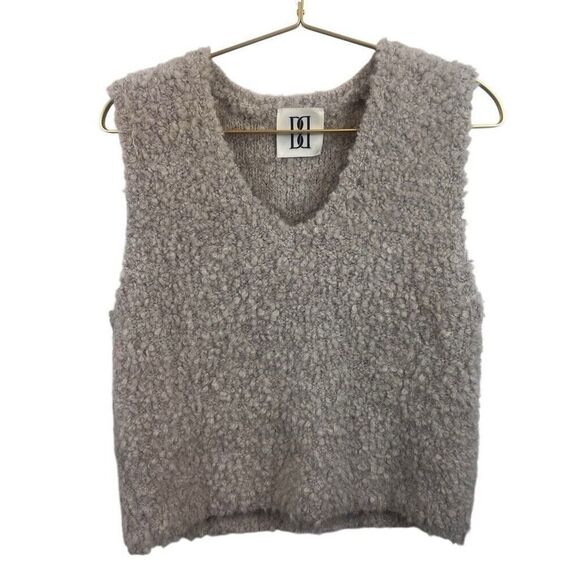 By Malene Birger Kelsey Vest Cream Boucle Q71993003 Made in Italy Size M - Picture 3 of 9